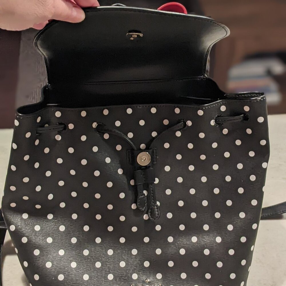 Kate Spade + Minnie mouse leather mini backpack - Picture 3 of 3